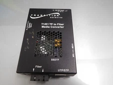 Transition Networks T1/E1 TP to Fiber Media Converter SSDTF1014-105 No P/S