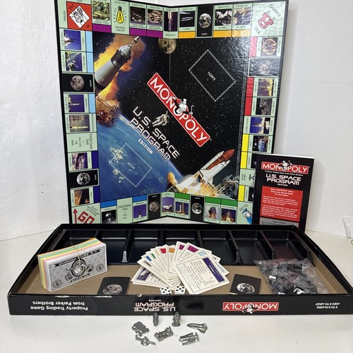 U.S. Space Program Edition Monopoly Board Game 1998 NASA 40th Anniversary NICE! - Picture 3 of 9