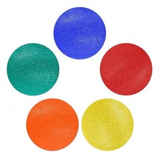 AdorePro Stress Ball Therapy Relief 5 Squeeze Ball Round Hand Grip Exercise Ball