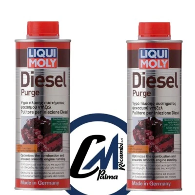 COPPIA ADDITIVO LIQUI MOLY DIESEL PURGE PULITORE PER INIEZIONE DIESEL 500 ml
