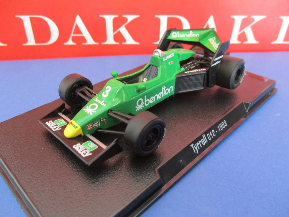 Die cast 1/43 Modellino Auto F1 Tyrrell 012 - 1983 Michele Alboreto - Immagine 2 di 4