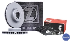 ZIMMERMANN & BREMBO BRAKE SET WK 348MM FRONT BMW 5 SERIES 6 SERIES 7 SERIES F10 F12 F13 F04