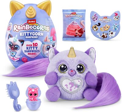 Kittycorn Surprise Series 3 Ragamuffin by ZURU, Plush Toy Collectible Plush Stuf