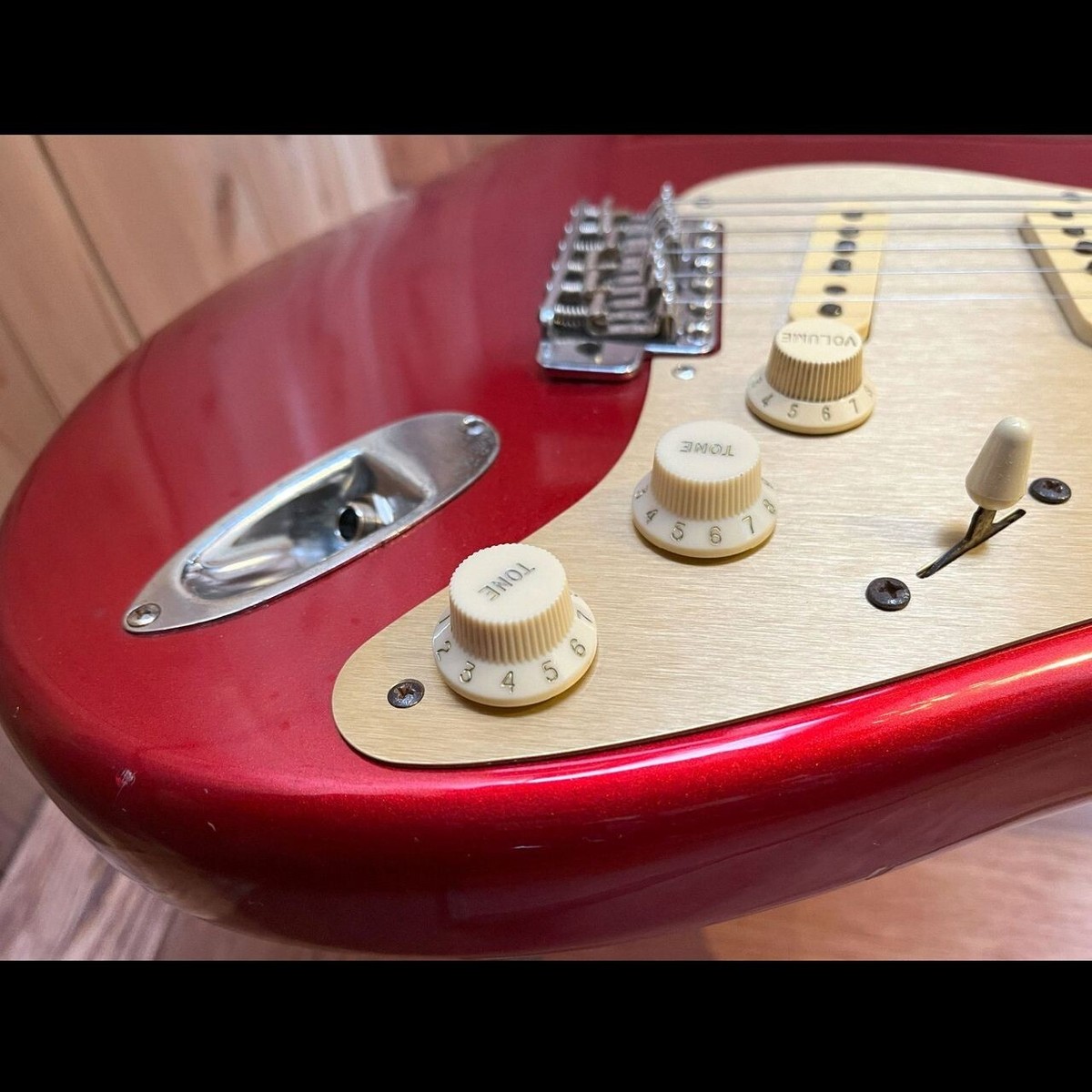 Fender Japan ST57-55 CAR Stratocaster Candy Apple Red Made in