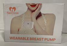 Supermom Wearable Breast Pump - Hands Free Breast Pump, 9 Levels, White, YD-1132