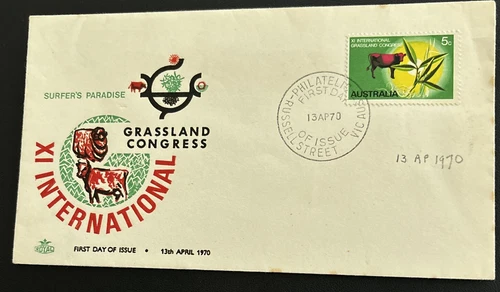 Australian FDC Royal 1970 XI International Grassland Congress