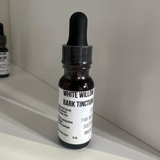 Organic White Willow Bark Tincture Drop Extract Alcohol Free Natural Pain Relief