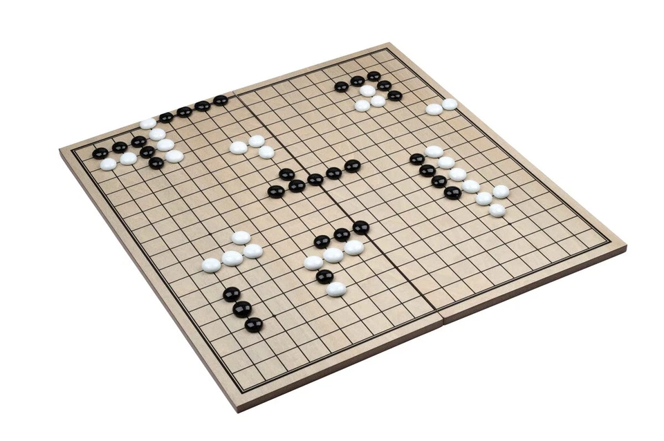 Philos Folding Tournament Go Set - with glass stones and plastic bowls (UK) - Image 2 of 4