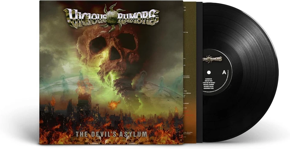 Vicious Rumors The Devil's Asylum (Vinyl) 12" Album (US IMPORT) - Image 2 of 2