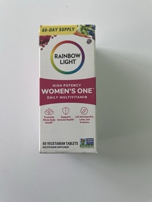 Rainbow Light High Potency Women s One Daily Multivitamin 60 Tablets EXP 06/2027