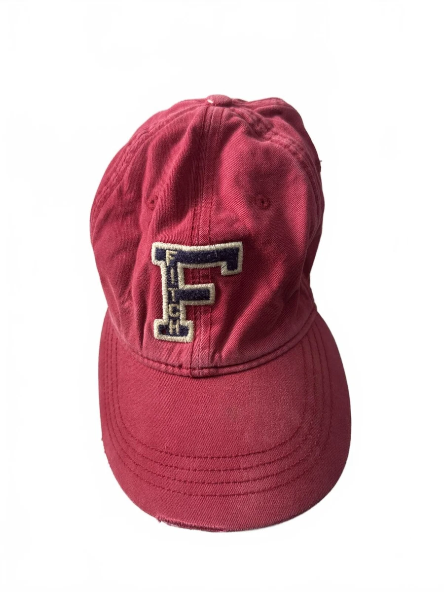 Abercrombie & Fitch Vintage Baseball Hat Adult One Size Burgundy Distressed Y2K s-l400.jpg main image 2