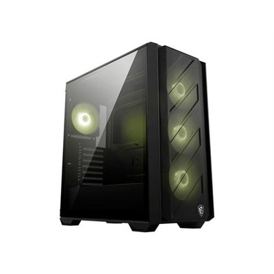 MSI MAG FORGE 330R AIRFLOW Computergehäuse Midi Tower Schwarz Transparent