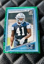 2025 Panini Donruss Optic - Rated Rookie Donovan Ezeiruaku #230 Green Hyper...