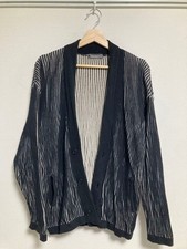 USED CLASSIC 80S ISSEY MIYAKE KNIT CARDIGAN WITH BRUSH TAG GOOD