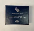 2015 - W  American Eagle Silver Dollar Proof  w/Box  & COA
