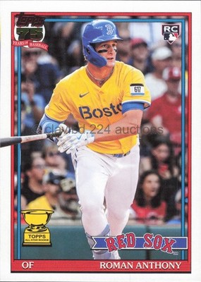 2026 TOPPS MLB - Roman Anthony - 1991 35th Anniversary #T91-71  RC Red Sox