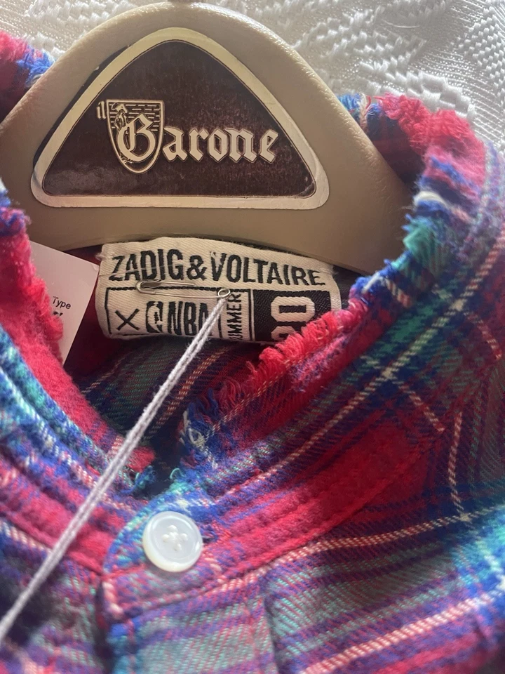 Zadig Voltaire Ny Knicks  Mens NBA Shirt New With Tags Medium Jersey Designer - Image 3 of 4