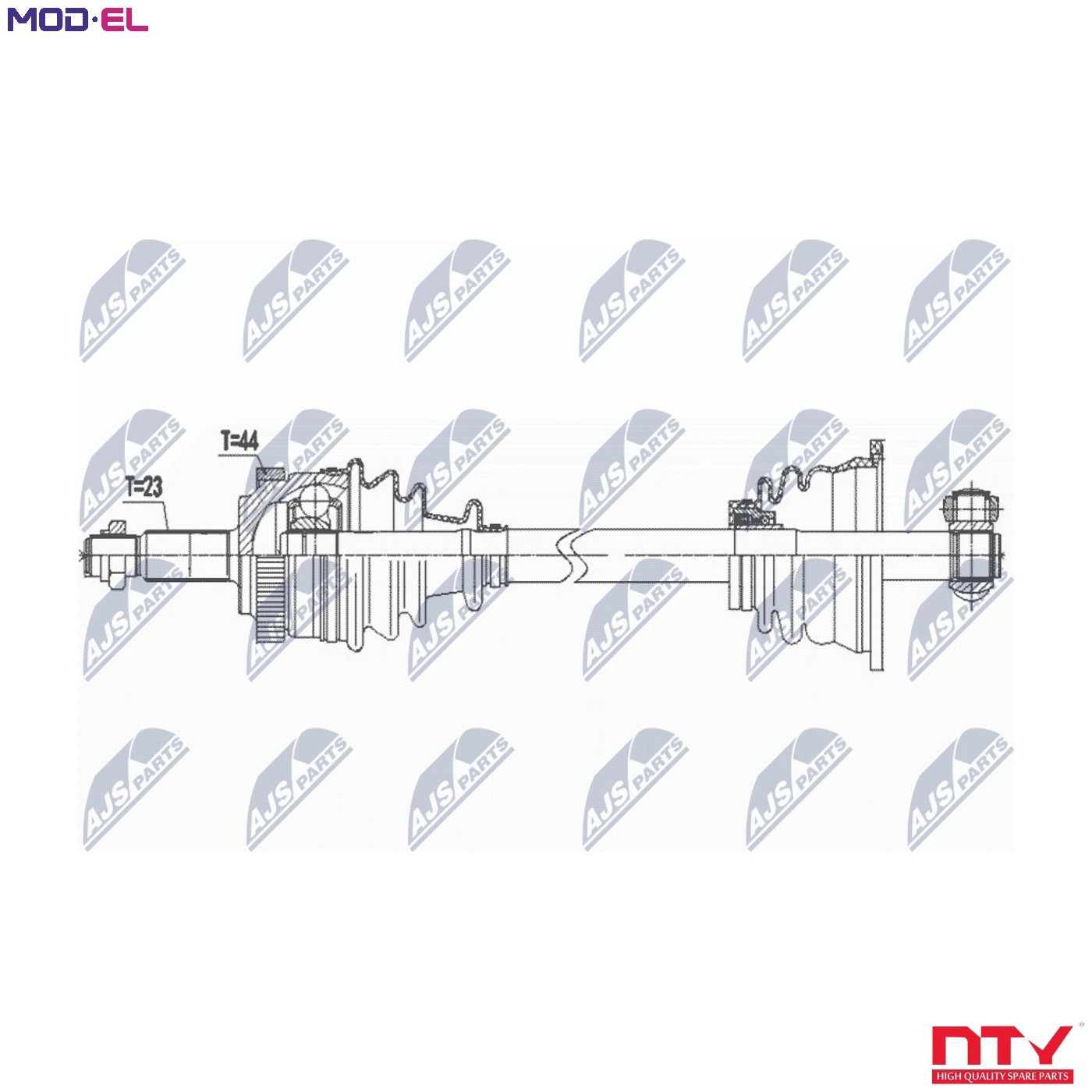 DRIVE SHAFT NPW-RE-177 FOR RENAULT K4M753/752/750 1.6L F9Q790/782 1.9L 4cyl - Image 9