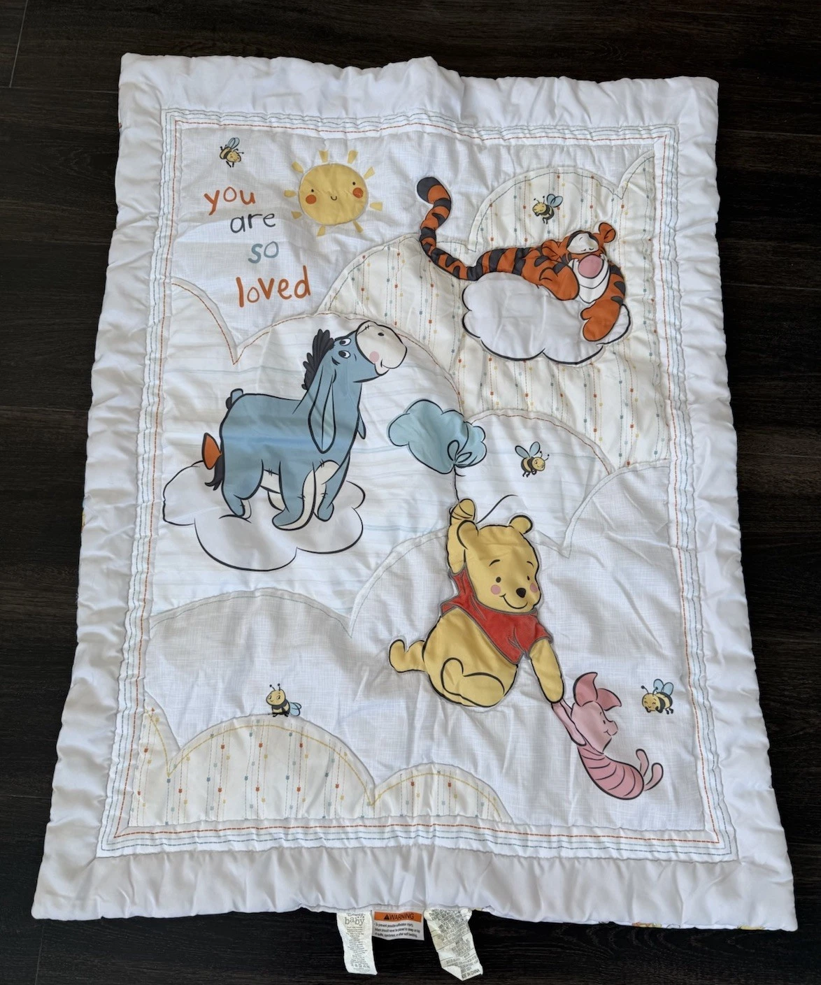 Disney Baby Bedding Crib Comforter Classic Pooh You Are So Loved Reversible
Opens in a new window or