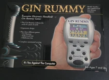 Vintage Hand Held Electronic Game Gin Rummy No 380 New In Open Box Excalibur