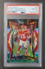 2024 Select Concourse #33 Patrick Mahomes II Black & Green Shock Prizm PSA 10