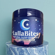 LullaBites-Natural Sleep Gummies With 5-HTP,L-Theanine,Magnesium & Valerian Root