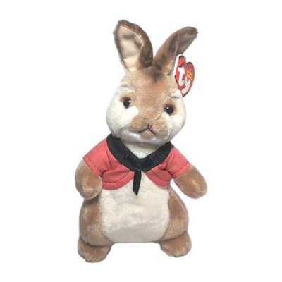 Ty Beanie Beatrix Potter Peter Rabbit Movie Flopsy Bunny Rabbit 6'' Plush Toy