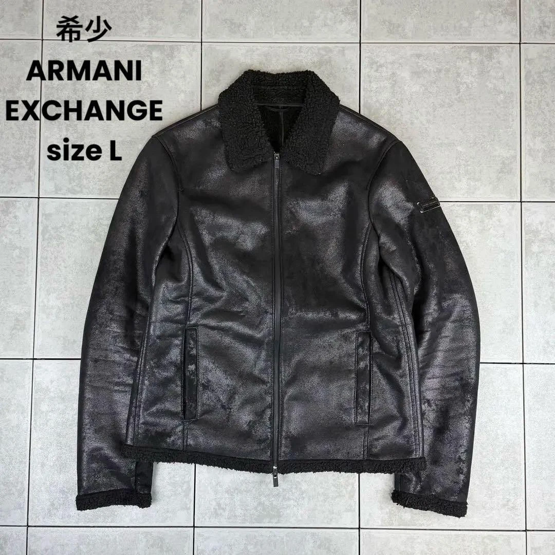 Armani Exchange Faux Leather Outer Shell Regular Coats, Jackets