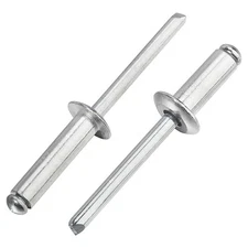 160PCS 3/16 x 5/16 Silver Pop Rivets, 4.8mm x 8mm, Aluminum Body, Dome