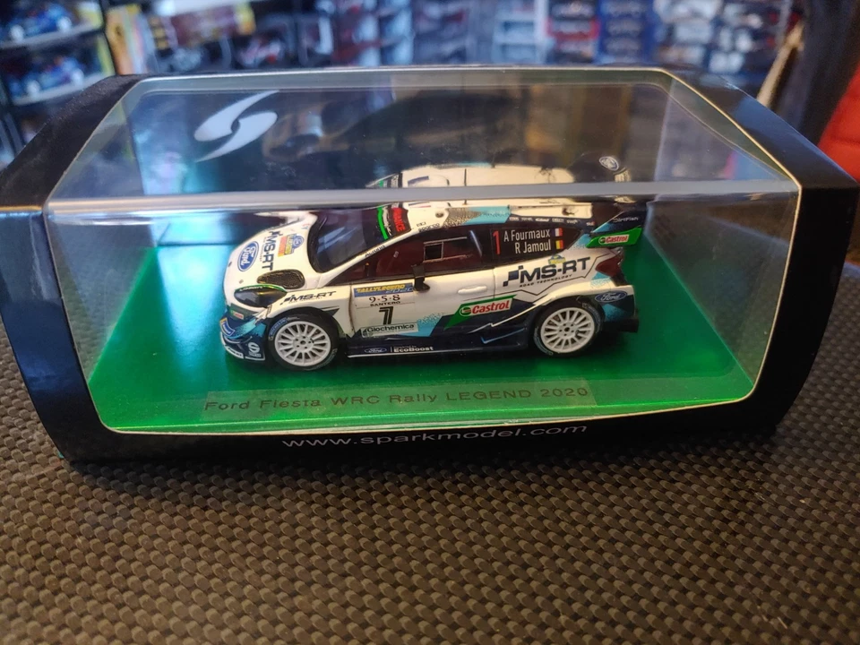 1x Spark FORD FIESTA Wrc Plus A.FOURMAUX Rally LEGEND 2020 -1:43 RARE - Immagine 4 di 4