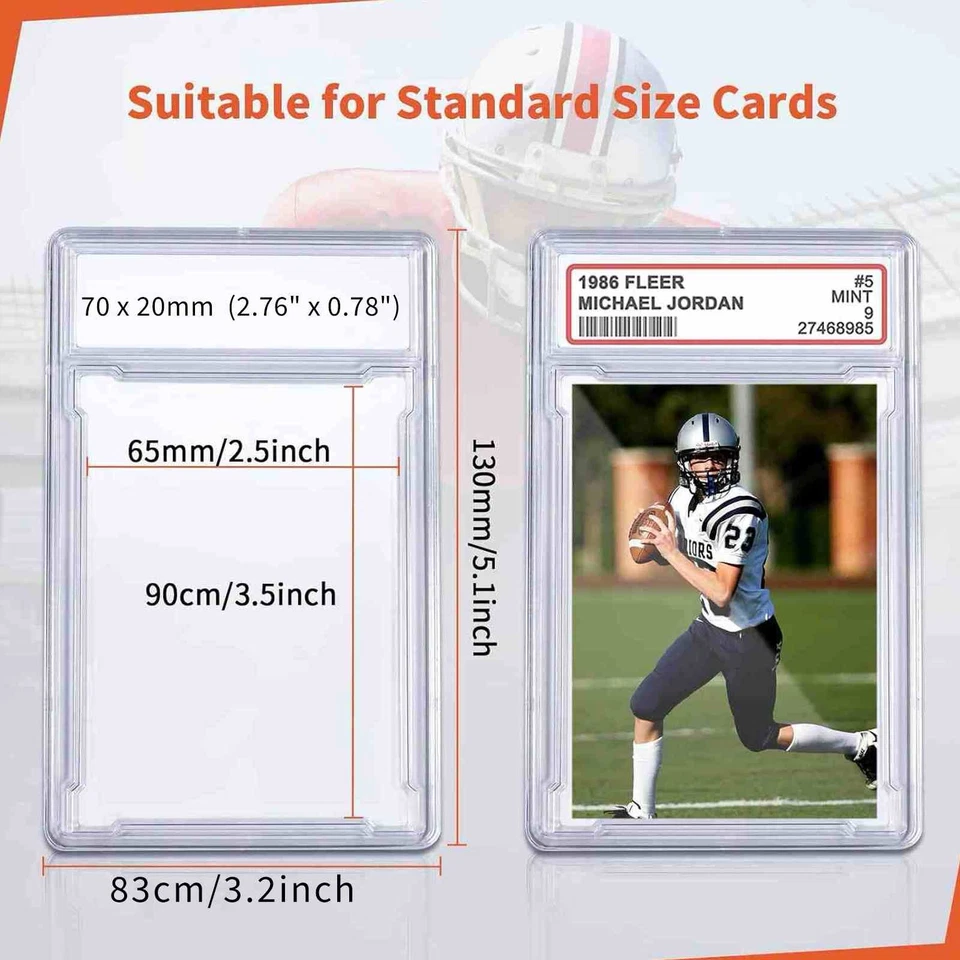 25/50/75/100X Empty Graded Card Holder PSA Style Slab For Pokemon 35PT Cards - Image 2 of 4