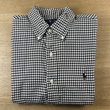 Polo Ralph Lauren Oxford Cotton Button Down Shirt Men s M Classic Fit Gingham