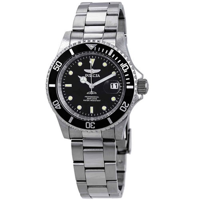 #ad Invicta Pro Diver Black Dial Stainless Steel 40 mm Men#x27;s Watch 26970 $46.64