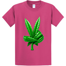 NEW Art Society 420 PEACE LEAF SANGRIA Tee Shirt SMALL-4XLARGE MADE IN USA