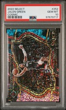 2022-23 Select #252 Jalen Green Courtside Cosmic PSA 10 SSP Houston