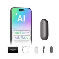 Plaud NotePin Voice Recorder, AI Voice Recorder, App Control, AI Notetaker, A...