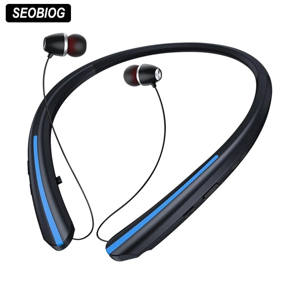 Bluetooth Neckband Wireless Headphones Mic Headset Stereo Earbuds Earphone