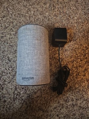 Amazon Echo (2nd Generation) Smart Assistant - Heather Grey Fabric