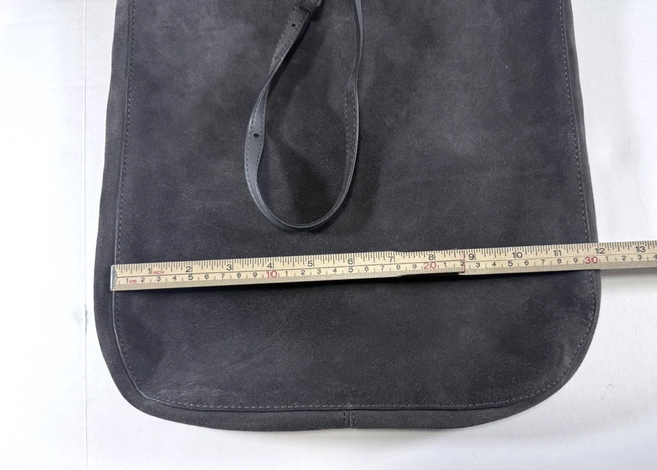 Bandolera Banana Republic Mujer Cuero Marrón Gamuza Foto 2 de 4