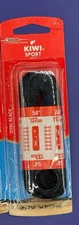 KIWI Sport 54" Black Oval Laces 1 Pair for 6 to 7 Eyelets, New #3916