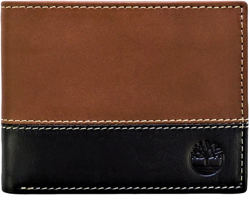Timberland Leather Wallet – Premium Genuine Leather Bifold Wallet for MenOpens in a new window or tab
