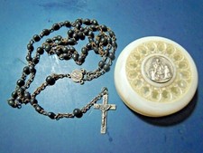 VECCHIO ROSARIO - VINTAGE - CROCIFISSO GESU' CRISTO CON BOX -