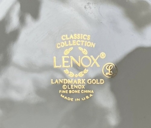 VTG Lenox Landmark Gold Rim Classic Collection Salad/Fruit/Dessert/Side Bowl - Picture 12 of 12
