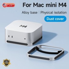 Mac mini M4/M4 Pro 2024 Desktop Stand Dustproof Base Heat Dissipation Bracket US