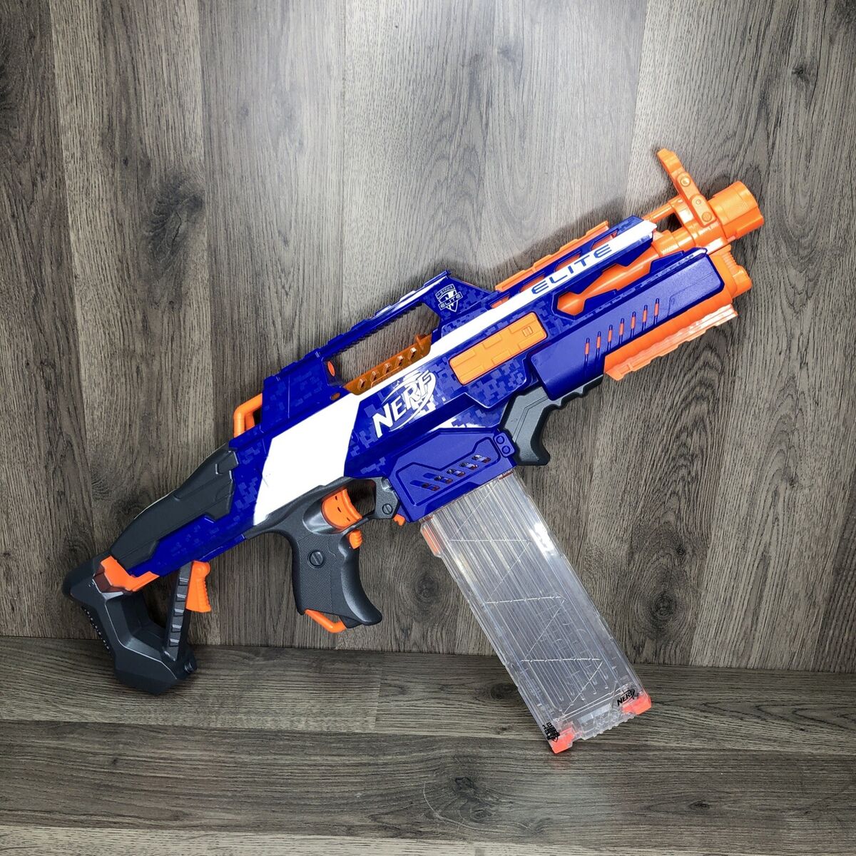 Nerf N-Strike Elite Rapidstrike CS-18 Blaster White w/ 18 Nerf N-Strike Elite Rapidstrike CS-18 Blaster White w/ 18