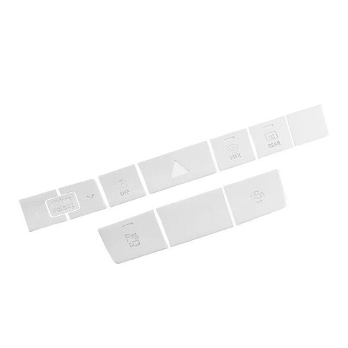 Silver Aluminum Alloy Car Central Control Button Cover Trim For Audi A6L A8 A7 - Picture 2 of 6