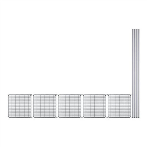 Regency 24 Wide NSF Chrome Wire 5-Shelf Kit with 86 Posts WS-460EC2424K85 - Bild 2 von 3