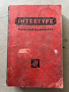 Vintage 1957 Intertype Company Parts & Accessories Catalog