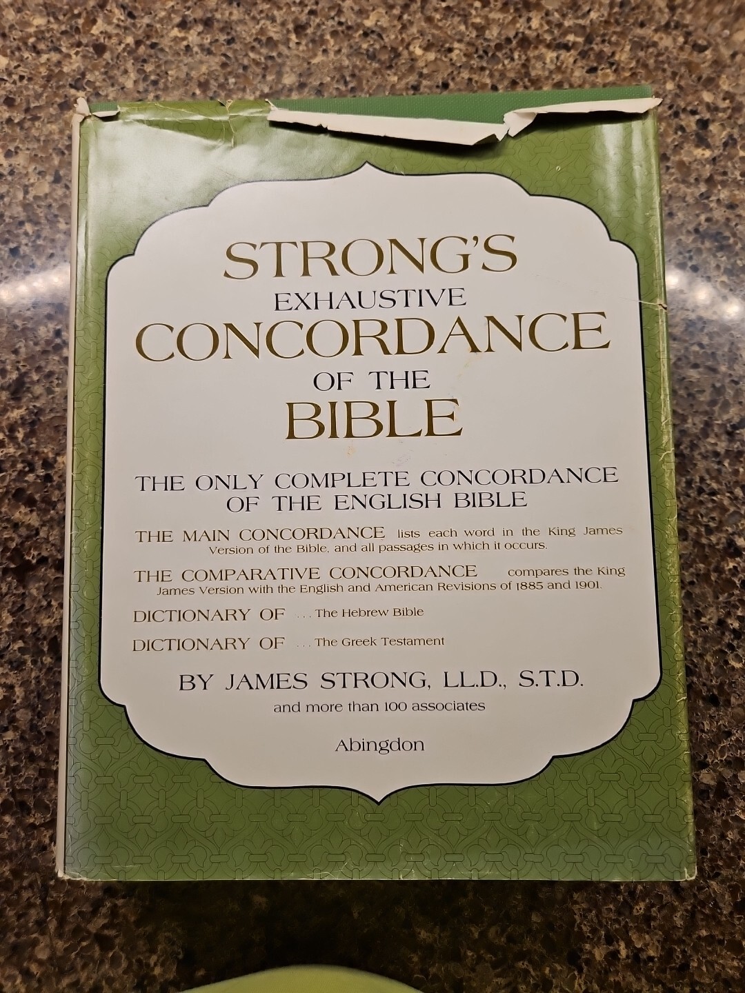 Bible Strong's Exhaustive Concordance of the Bible James Strong HC 1973 Vintage