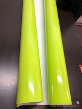 12 X 60 Gloss Neon Green Vinyl Film Wrap Air Bubble Free 1ft X 5ft